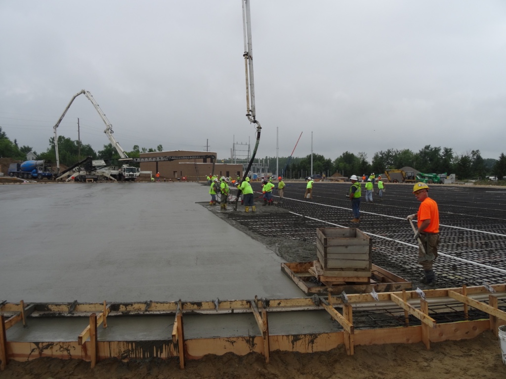 pouring concrete photo